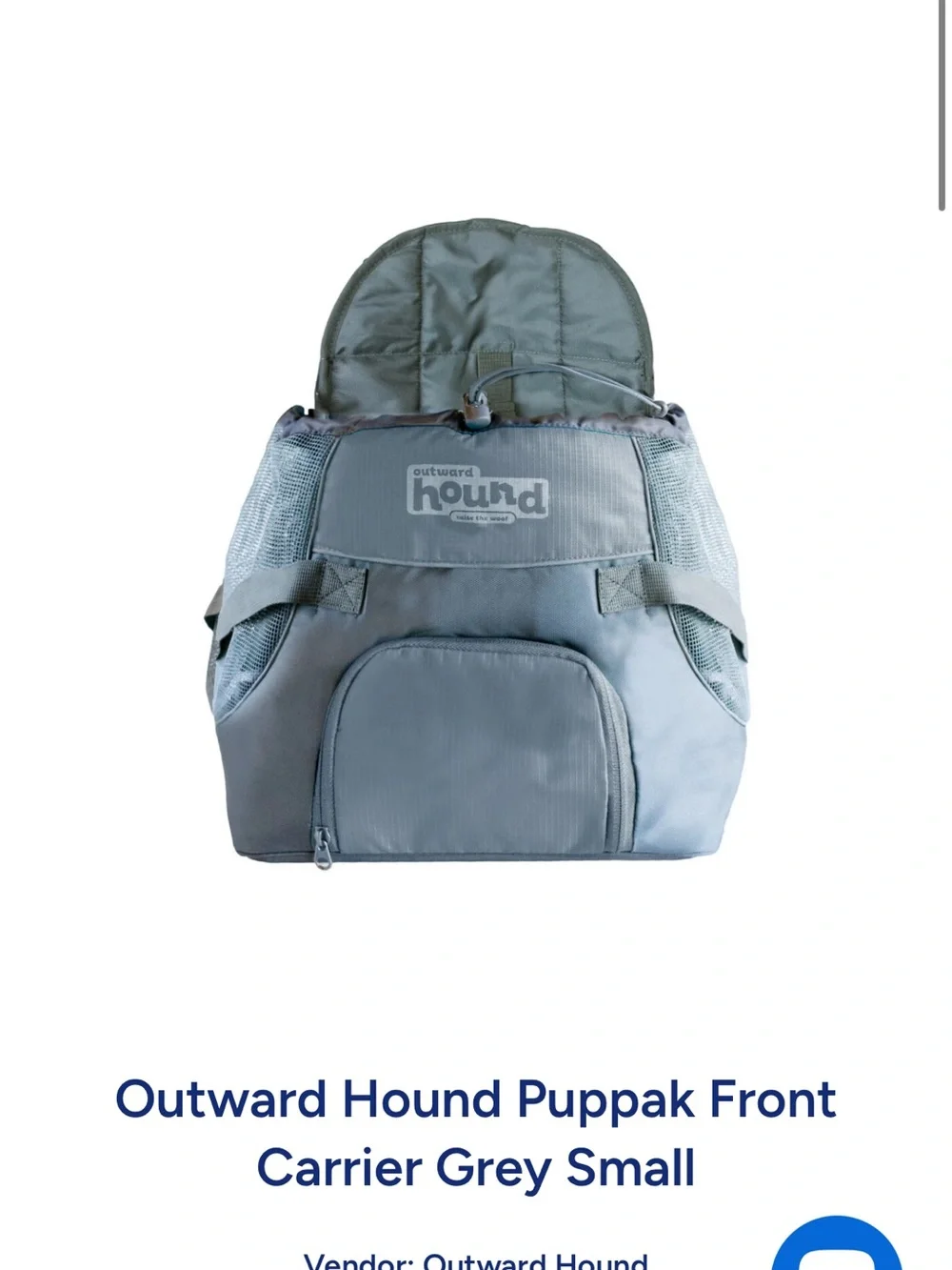 Outward Hound Gray Men's Belt/Utility Pack